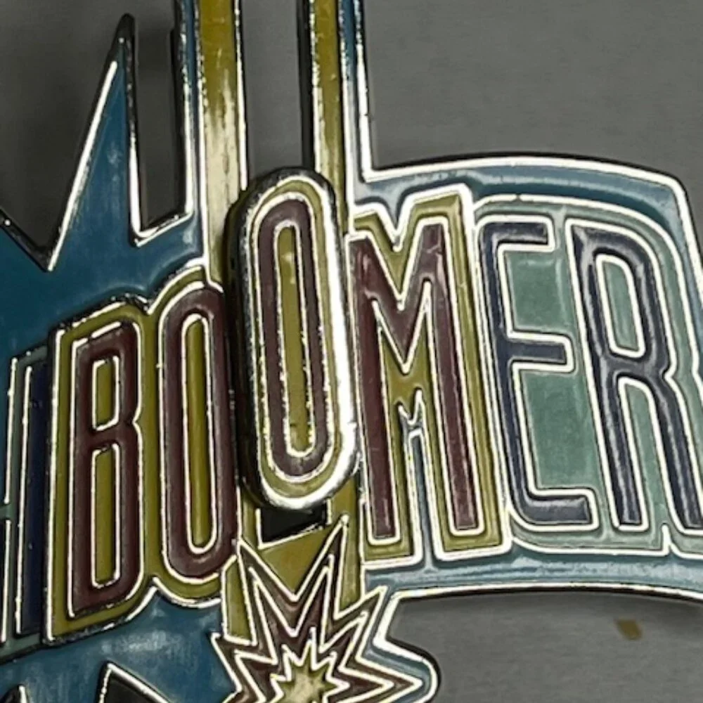 Disney MaliBoomer Disney California Adventure Slide Lapel Vest Hat Pin 1.75